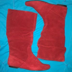 Style & Co Suede Slouch boots